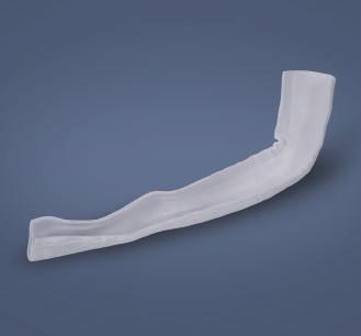 HM Splint has smoother surface than conventional fiberglass splints and
