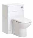 COMPACT The Proteus cistern is just 400mm wide and engineered