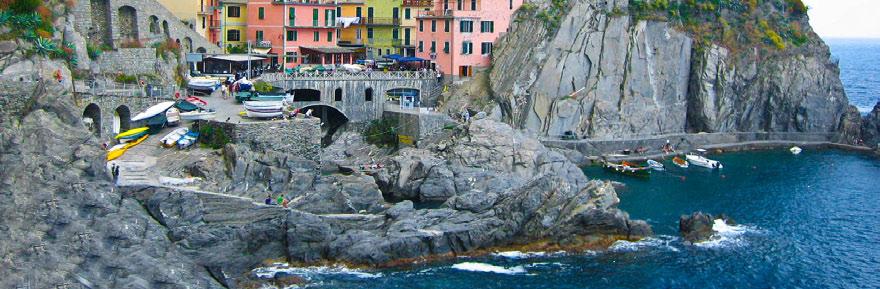 (B, D) Day 7: Cinque Terre Today you'll travel to the Ligurian Seacoast to enjoy some of Italy's natural masterpieces.