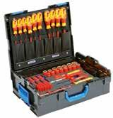 INSULATED SAFETY TOOLS 1000 V 1100-1094 VDE TOOL ASSORTMENT HYBRID 53 pieces n c The perfect range of tools for repairs and maintenance of hybrid and electric vehicles For vehicles of all the