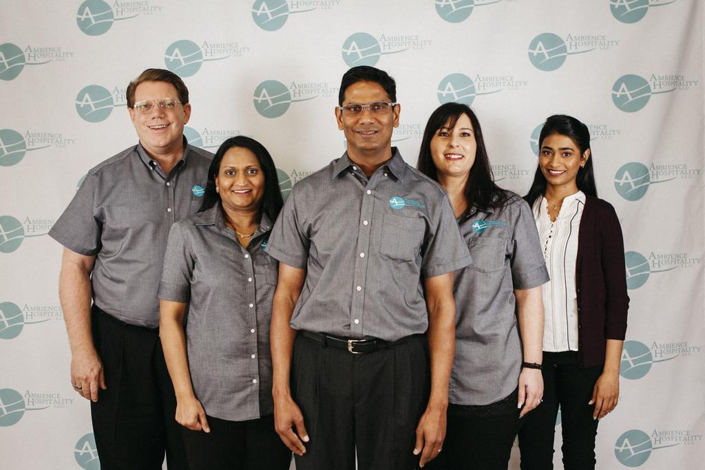 Management Team The Ambience Hospitality management team provides positive and professional hotel management services with over 95+ years of combined hospitality experience.