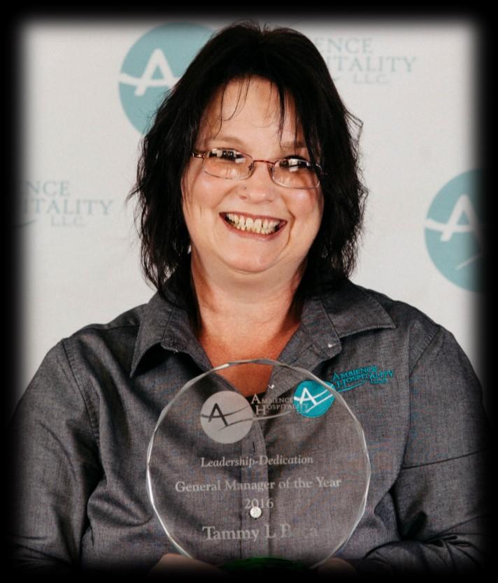 Property Support Team Tammy Baca, Executive Brand Specialist, La Quinta Inn & Suites Tammy Baca is a GM of The Year Award winner and has proven her abilities to hotel operations with dedication and