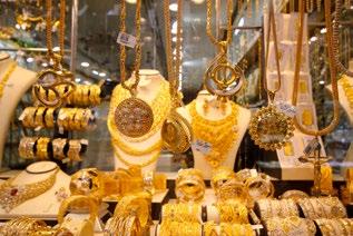 The wide passageways are alive with tradesmen and artists trained in the craft of designing jewellery, from bespoke pieces and alluring Arabic designs with prices that aren t set in stone.