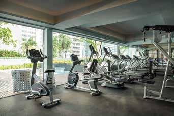FIND YOUR BALANCE AT NOVOTEL Fitness center and swimming pool Sky on Unwind day or night at the outdoor infinity swimming pool located on the 9th floor of the hotel, which includes a large children s