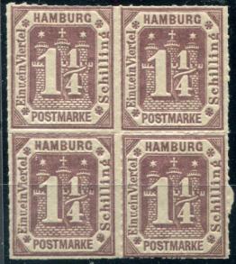RETOURMARKEN : Accumulation of Arms design and boxed typeset issues, mainly Augsburg including blocks of four, plus some Nurnberg, Speyer etc (120 items)... 105.00 - HAMBURG STAMPS 024971.