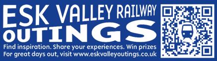 Use and enjoy the Esk Valley Railway The Esk Valley Railway is supported by the not-for-profit Esk Valley Railway Development Company (EVRDC).