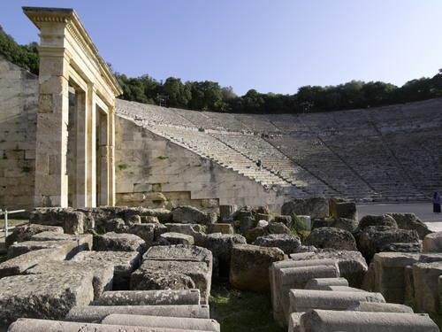 below 08:45-12:00 Departure from hotel and transfer to Epidavros 12:00-13:30 Guided tour at the Sanctuary of Asclepios and large