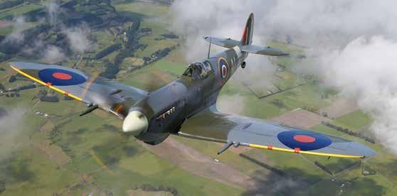 1944 Supermarine Spitfire Mk IX Designed by RJ Mitchell, the Supermarine Spitfire first flew in 1936.