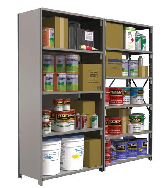 PERFORMANCE PLUS SHELVING With Performance Plus Shelving, you can easily add storage space where required and as much as needed.