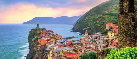 Visit three of the five villages. AND SPANISH 105 52,50 FRENCH, GERMAN AND ITALIAN 115 57,50 You will spend an unforgettable day discovering the most impressive Ligurian landscapes.