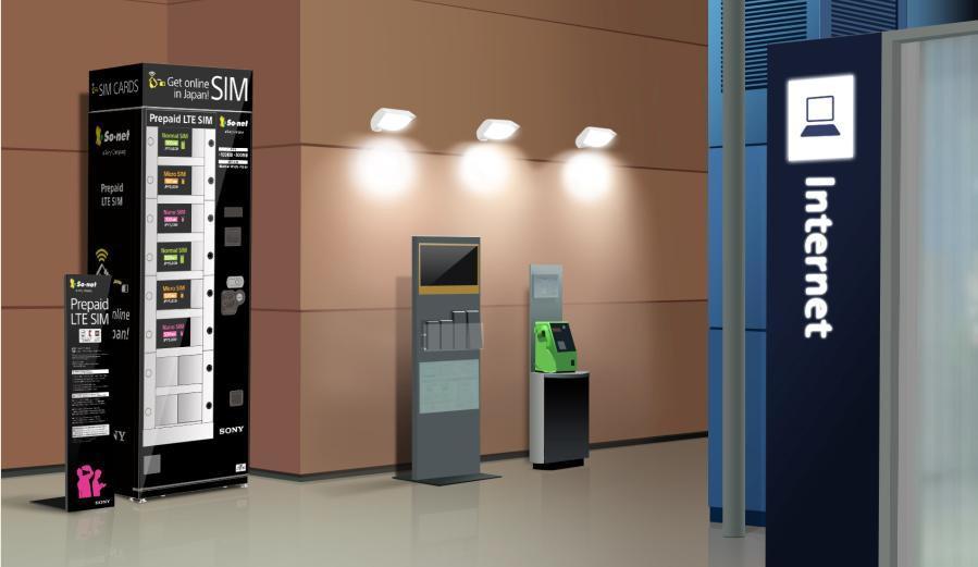 [SIM package vending machine] Prepaid LTE SIM has excellent multilingual support including telephone support in English in addition to Japanese, provision of service sites (http://www.so-net.ne.jp/prepaid/) in Japanese, English and Chinese, and service manuals in Korean and Thai.