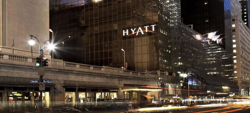 SUPPORTER PACKAGES PREMIUM Grand Hyatt New York Just steps away from Grand Central Terminal, Grand Hyatt New York boasts an ideal Manhattan location, and from your hotel room