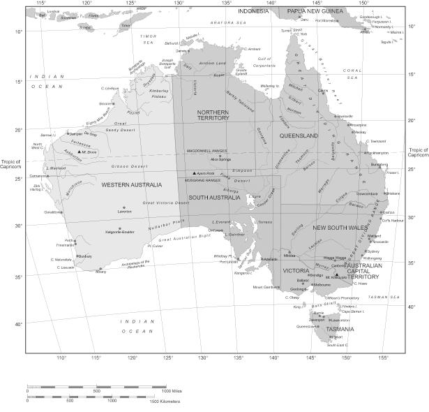 Australia at a Glance: Close-Up Australia is an island. It is also one of the seven continents. Australia is the only nation to take up a whole continent. It covers over 2.9 million square miles (7.