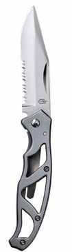KNIVES Folding Clip Paraframe Mini Trapped Blister: 22-48485 0-13658-48485-6 Carton: 22-08485 0-13658-08485-8 Blade length: 2.