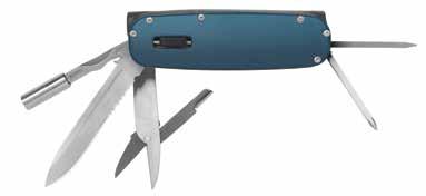 MULTI-TOOLS Fit Blue Trapped Blister: 31-000731 0-13658-12000-6 Overall length: 8.5" Closed length: 4.0" 5.