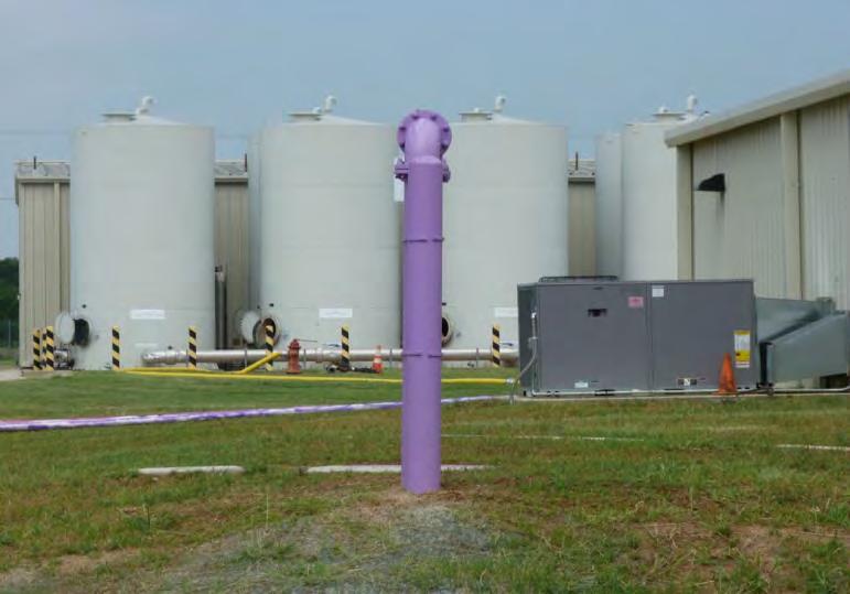 Reduces SADF contamination in storm water runoff from 80,000 parts per million (ppm) glycol down to less than 250 ppm Capable of remediating 20,000,000 gallons