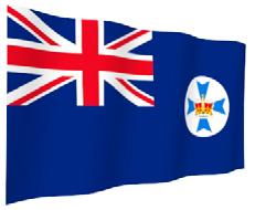 State flag and emblems Flag The Queensland flag was introduced in 1876. As with all Australian state flags the Union Jack appears in the top-left corner of the flag of Queensland.