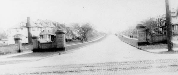 Looking South on Arthur Avenue from Detroit The corner on the left would become the site of the Lakewood Public Library just a few years
