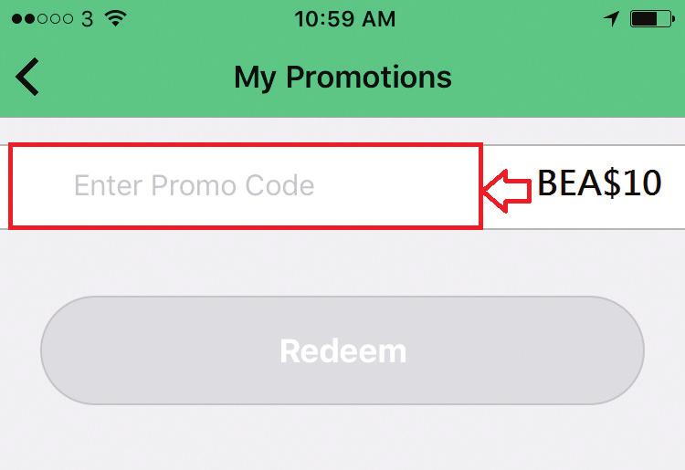 Others Gobee.bike HK$10 free bike-ride credit Cardholders must enter the promo code BEA$10 under My Promotions to enjoy the offer. 1. Applies to new gobee.bike users. 2.