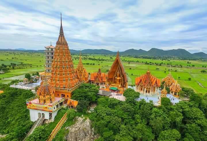 Wat Tham Sua Wat Tham Sua is one of famous temples in Kanchanaburi.
