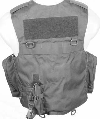 Pockets can be configured using the snap & velcro system or our modular webbing system.