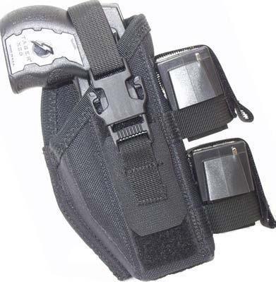 A second mounting system (shown below) is available for officers who have more room on their belt (4").