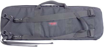 Revised removable pack straps, four zippered pockets with divided munition slots,