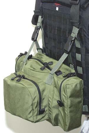 Combine our new Padded Load Bearing Harness, Teargas Mask/Hydration Pack with the Chest Rig and