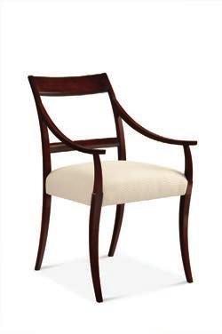 5cm FINISH: EBONIZED, LUXE OR NOCTURNE 3848 MARAT DINING CHAIR