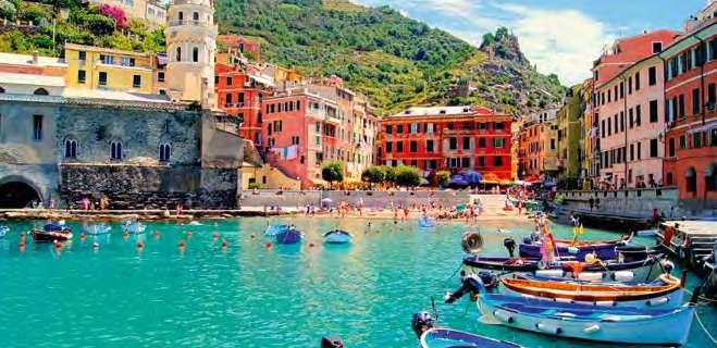 Italian Lakes & Tuscany Milan to Venice Enjoy a day exploring the famous Cinque Terre DAY Cruise on Lake Como to Bellagio This morning we drive to Lake Como where we follow the western shore of the