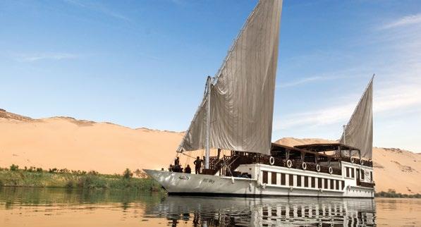 Dahabeya Experience Cruise the majestic river Nile like the old Egyptian Royals on a luxurious sailing boat. Small and intimate, this cruise will make for an experience like no other.