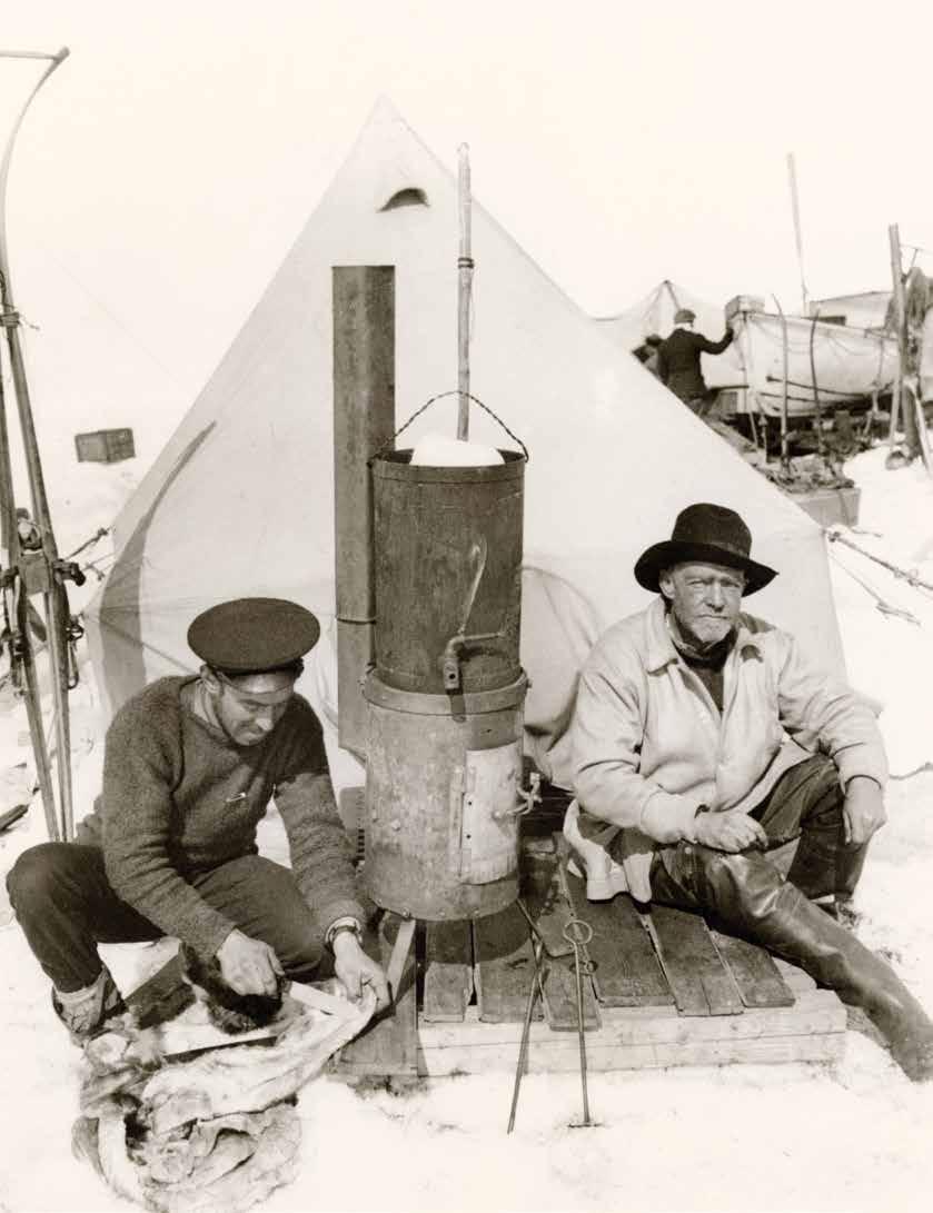 THE IMPERIAL TRANS-ANTARCTIC Sir Ernest Shackleton (right) and