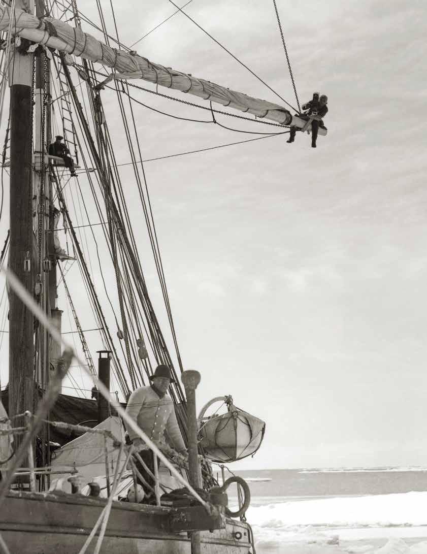 Expedition photographer Frank Hurley would go to almost any lengths to get the photograph he wanted.