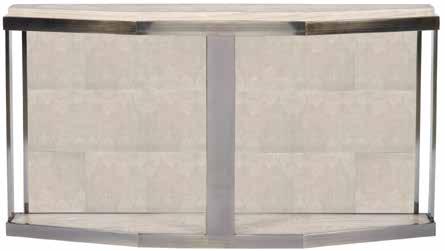Consoles & Sofa Tables BRISTOL W311S Bristol Console Overall Size W 62 D 12 H 34 Stocked Finish Barrington with Fog Shagreen (W311S-BT) Also Available: Dew Shagreen, Mist Shagreen, Sand Shagreen -
