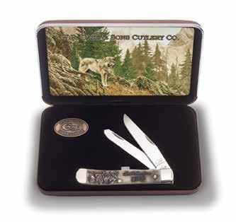 NORTH AMERICAN WILDLIFE SERIES 50402 TRAPPER GIFT SET - BEAR This series of commemoratives combines quality with a unique tribute to amazing wildlife creatures found outdoors including the bear,