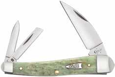 55400 TRAPPER (6254 SS) 55401 MEDIUM STOCKMAN (6318 SS) Clip, Sheepfoot and Spey Blades 3 5/8 in (9.2 cm) closed, 2.5 oz (70.