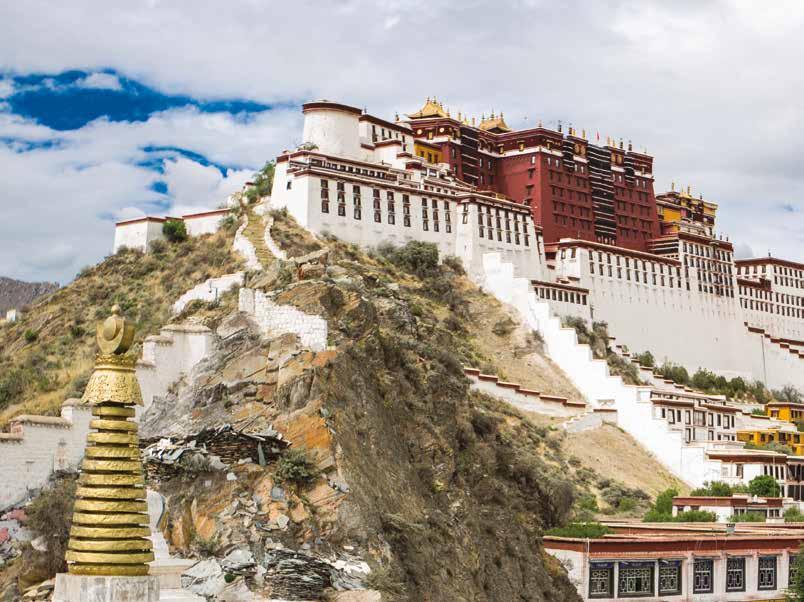 ASIA, INDIA & THE PACIFIC Set foot where Dalai Lamas once dwelled, in Lhasa s magnificent Potala Palace DAY 8: Lhasa Gateway to Tibet Fly to Lhasa, the heart and soul of Tibet, one of the highest