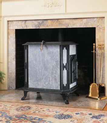 THE CLASSIC WOODSTOVE CLASSIC Soapstone Warmth The Classic has the most soapstone, and therefore the greatest ability to store heat, of any Woodstock woodstove.