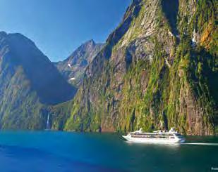 majestic alpine scenery of Fiordland in the South, with some unforgettable experiences en route.