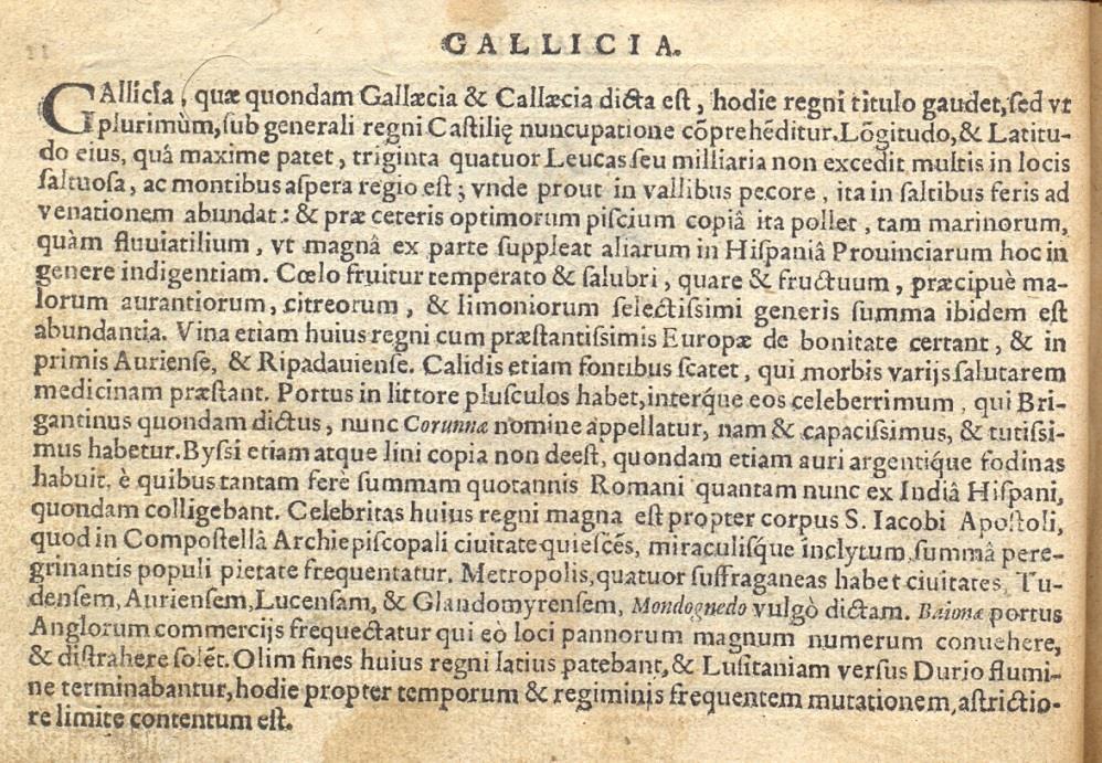 famoso Atlas de Abraham Ortellius. Celebritas huius regni magna est propter corpus S.