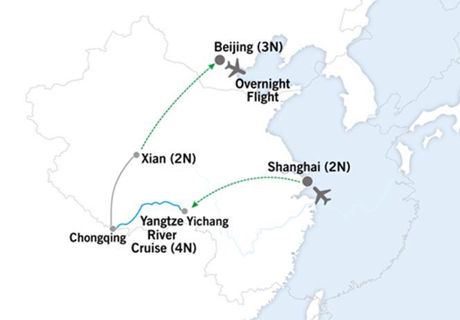 Essential Yangtze Essential Tour 13 Days Comfortable Shanghai - Yangtze River - Giant Pandas - Xian - Beijing Be inspired by