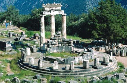 PRSRT STD U.S. Postage PAID Gohagan & Company Delphi s sanctuary of Athena Pronaia, with its fourth-century tholos and graceful Doric columns, was named for the goddess of wisdom, sworn to protect