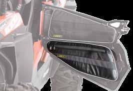 compartments are also lockable UV treated, water resistant Tri-Max Ballistic Nylon with Fibertech accents Dimensions: 15.