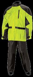 95 SR-6000 2-Piece Stormrider Rainsuit 100% waterproof rainsuit includes jacket and pants Soft Polyester outer shell with PVC