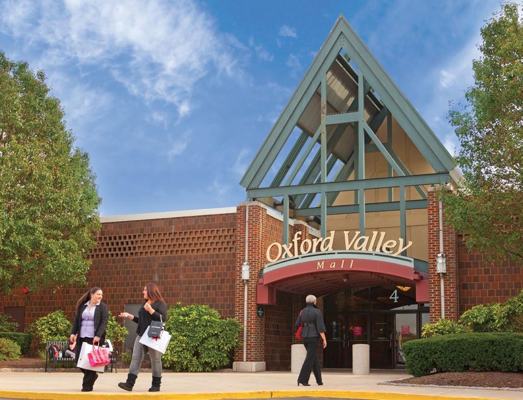 FUSING STYLE AND FUN Oxford Valley Mall offers an exceptional merchandise mix along with an assortment of