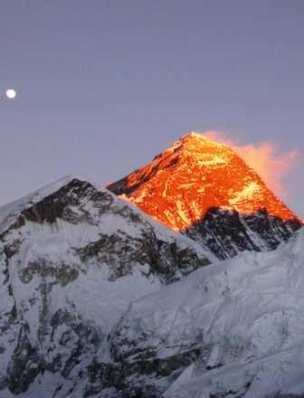 Although Everest itself is obscured from view by it s western shoulder, the close up views of the stupendous, tumbling Khumbu Icefall and the achievement of reaching Everest Basecamp will be quite