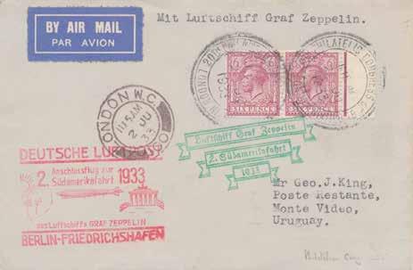 The cover is cancelled with two Tokyo postmarks dated 21st August 1929 and four superb Japanese stamps, plus a special red cachet.