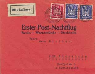 This postal stationary card has a great illustration of the three cities crests and the reverse features an advertisement for the German