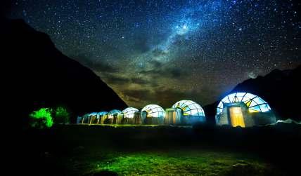 CHOZAS SALKANTAY In providing the best service out there, we have built our authentic Andean campsites to offer private