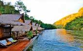 The Floathouse River Kwai: Developed with the eco-conscious traveller in mind, The Floathouse River Kwai actually floats on a fast-flowing river surrounded by thick green jungle.